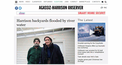 Desktop Screenshot of agassizharrisonobserver.com